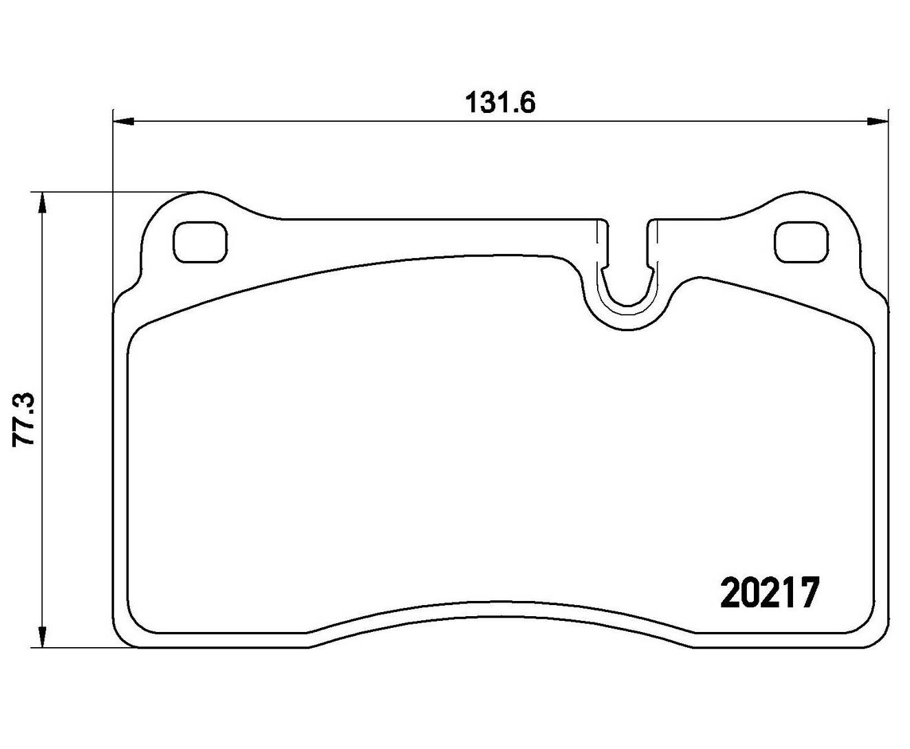 Land Rover Brakes Kit - Pads Front (Low-Metallic) SFP500070 - Brembo P44018